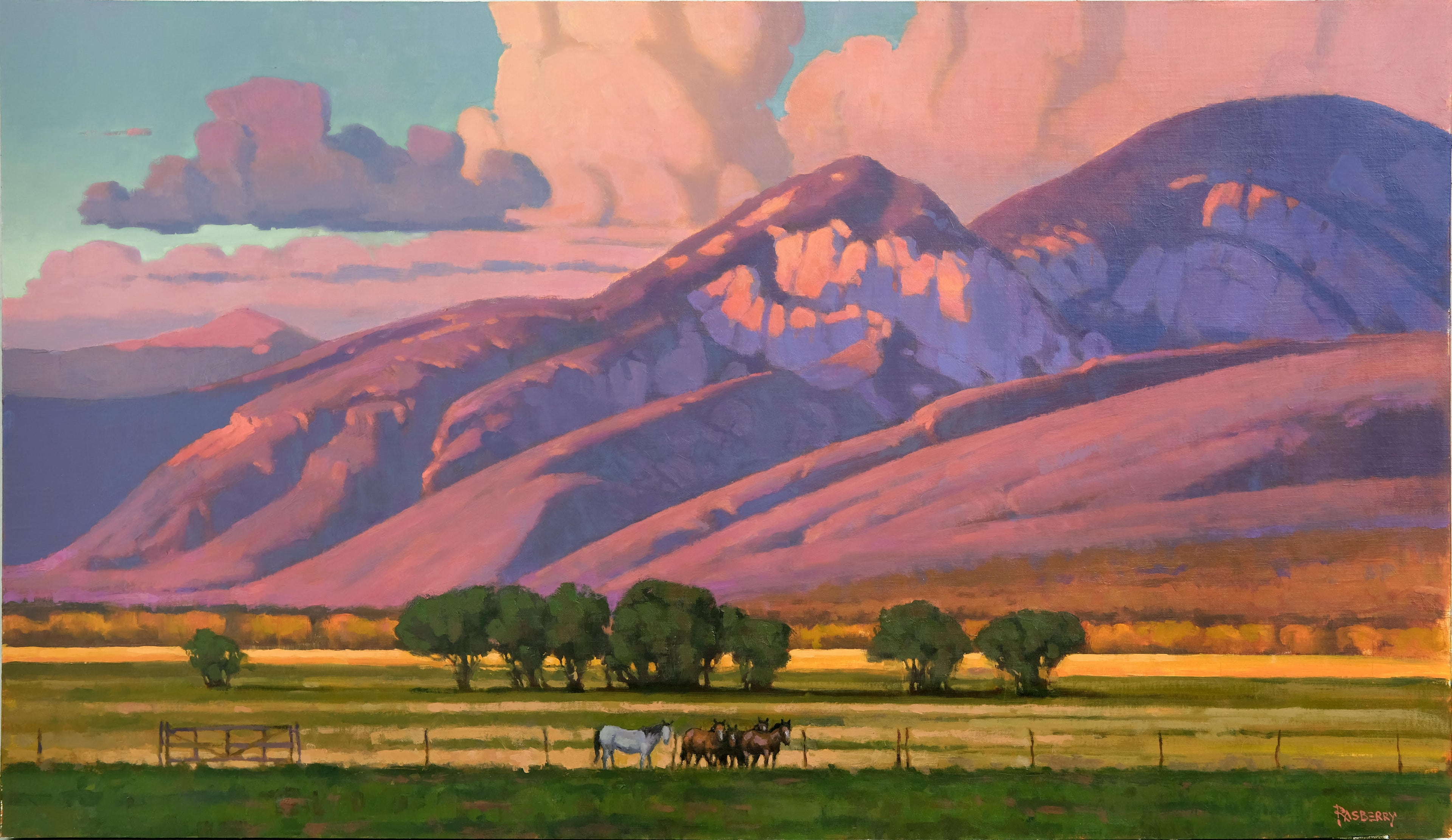Dusky Hues of Evening by John Rasberry | Oil | Sage Creek Gallery