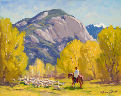 Taos Shepherd by Ron Rencher | Oil | Sage Creek Gallery