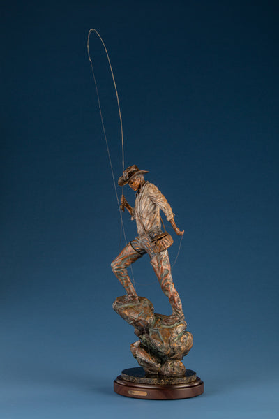 Hooked (Master) (Edition of 35) by Ken Rowe | Bronze | Sage Creek Gallery