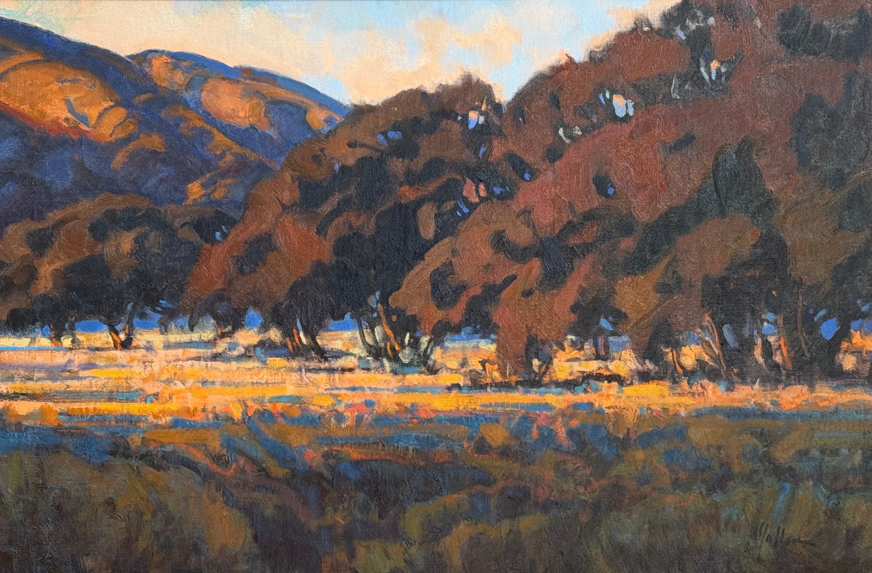 Dragoon Twilight Oaks by Bill Gallen | Oil | Sage Creek Gallery