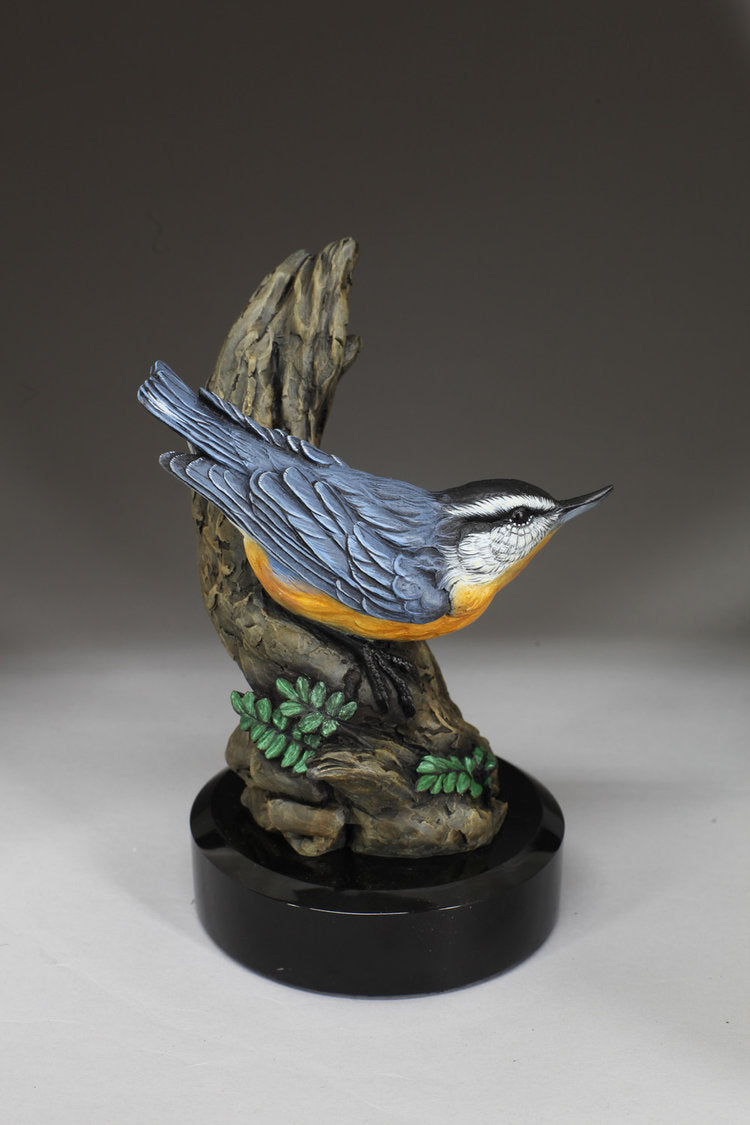 Nuthatch (Edition of 75) by Eugene Morelli | Bronze | Sage Creek Gallery
