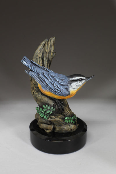Nuthatch (Edition of 75) by Eugene Morelli | Bronze | Sage Creek Gallery