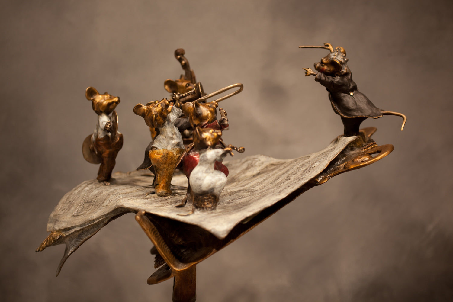 Micetro (On a Stand) (Edition of 120) by Walt Horton | Bronze | Sage Creek Gallery