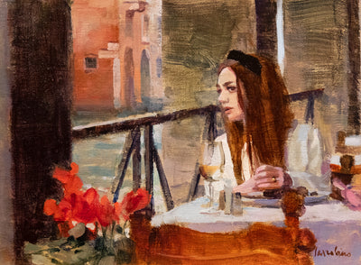 Enigmatic Glance by Charles Iarrobino | Oil | Sage Creek Gallery