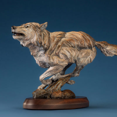 Chasing the Hungry Wind (Edition of 35) by Ken Rowe | Bronze | Sage Creek Gallery