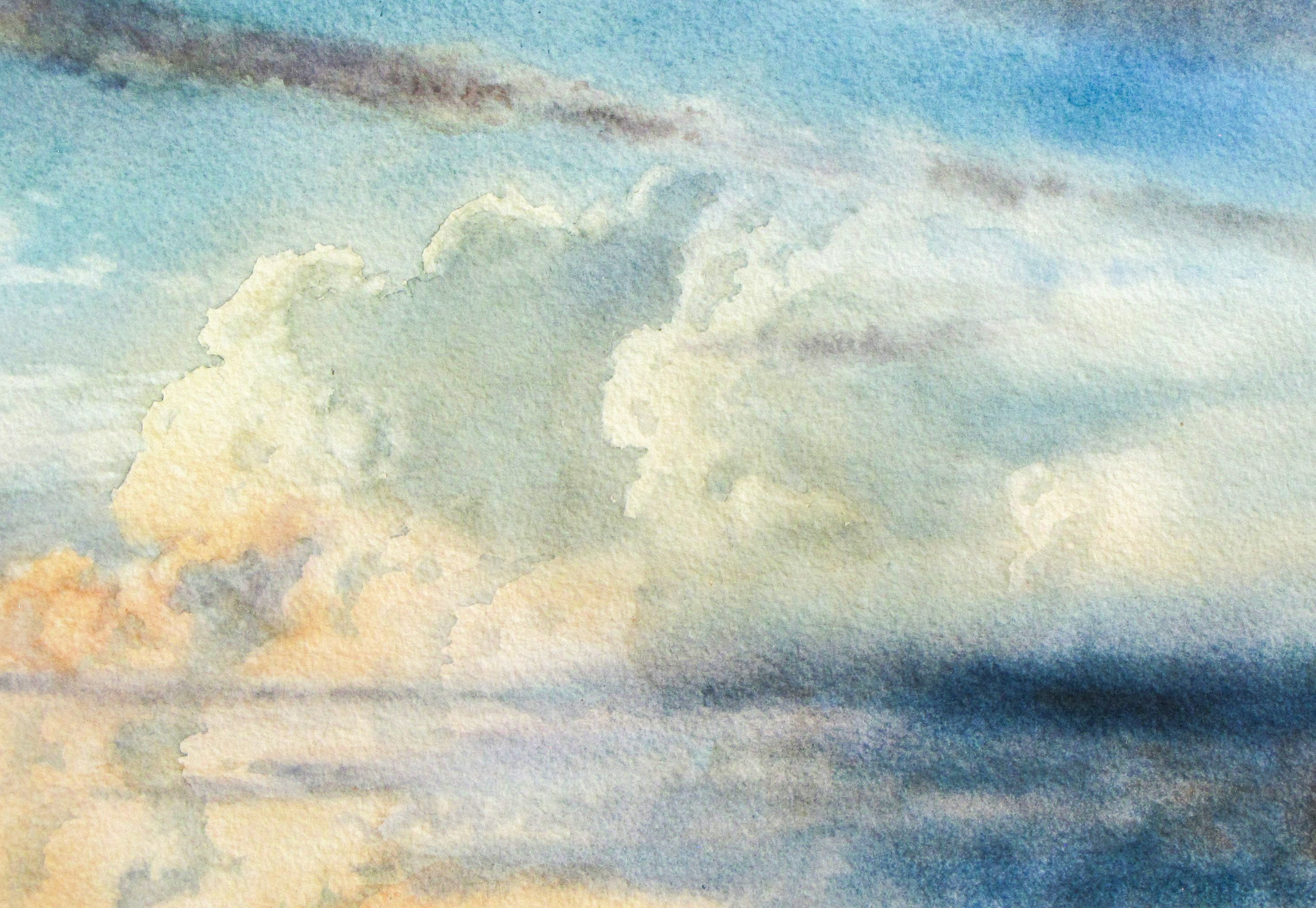 Cloud #2 by David Drummond | Watercolor | Sage Creek Gallery