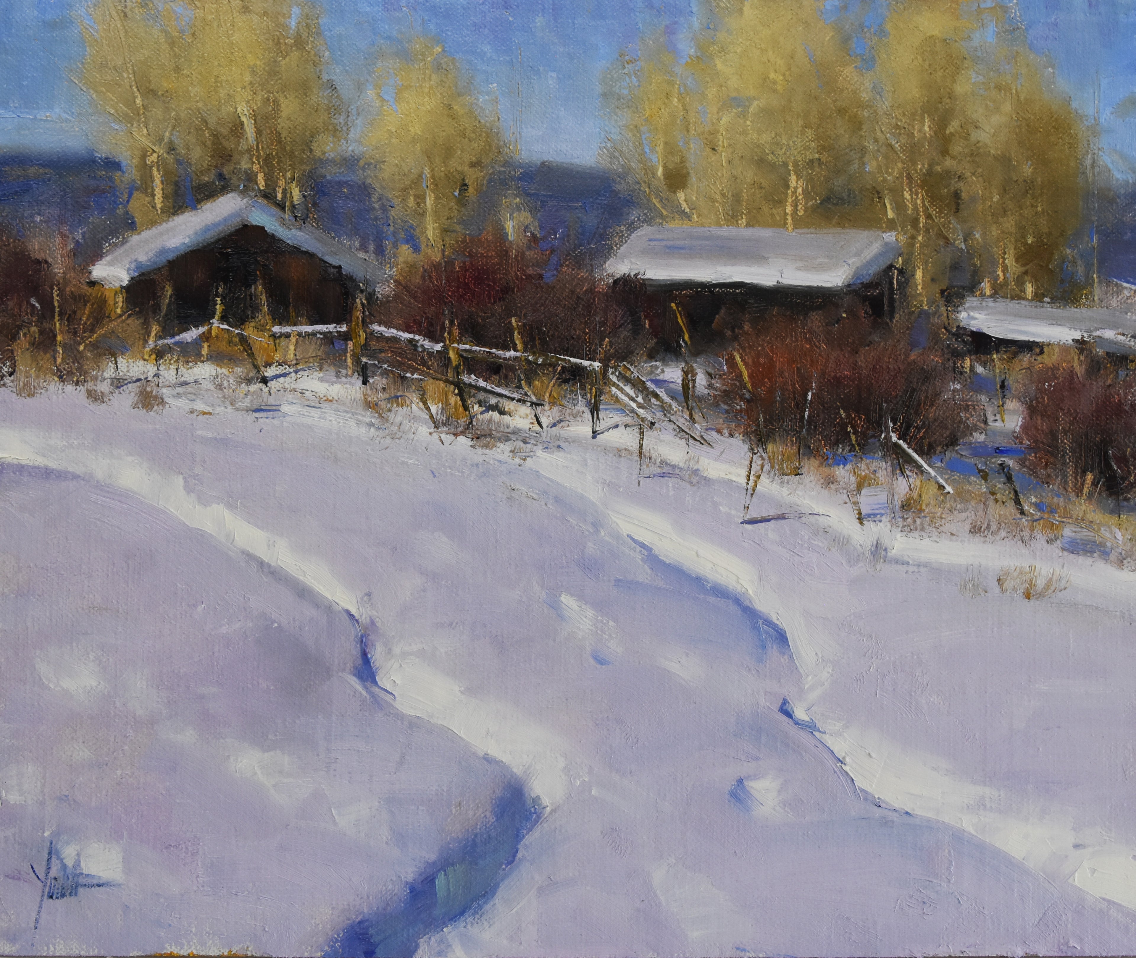 Which Way Home by Dan Young | Oil | Sage Creek Gallery