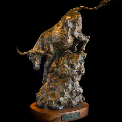 Cagey, Mean and Onry (Edition of 30) by Scott Rogers | Bronze | Sage Creek Gallery