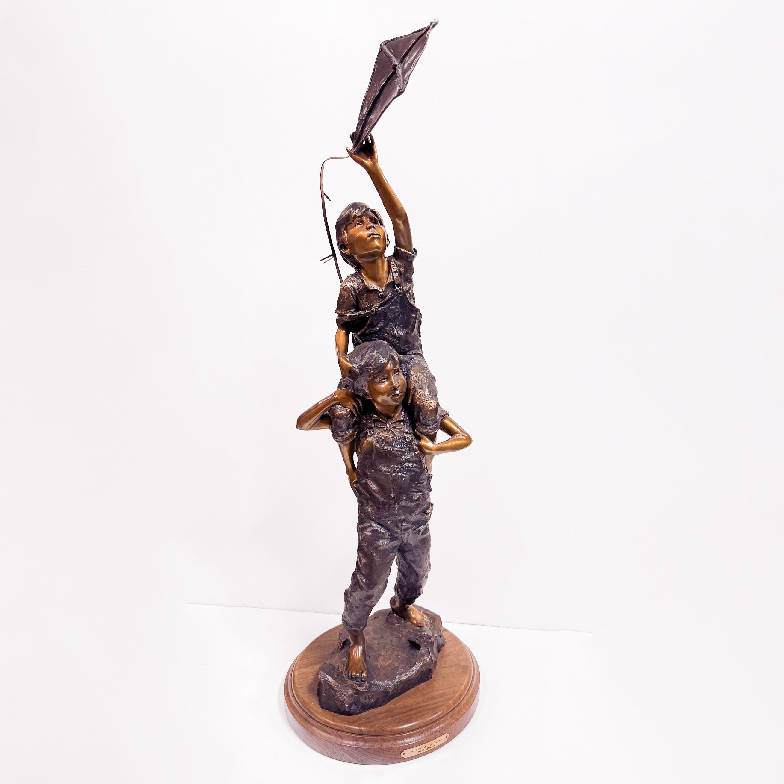 Taller as a Team (Edition of 125) by Walt Horton | Bronze | Sage Creek Gallery