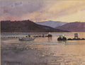 Dawn Departure by David Drummond | Watercolor | Sage Creek Gallery