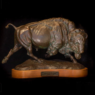 American Bison (Edition of 30) by Scott Rogers | Bronze | Sage Creek Gallery