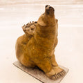 Yoga Bear (Cobra Pose) (Edition of 200) by Walt Horton | Bronze | Sage Creek Gallery