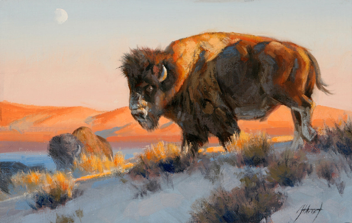 Hard Winter by Ed Aldrich | Oil | Sage Creek Gallery