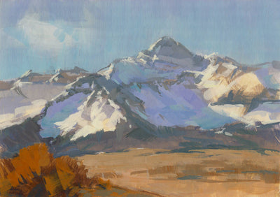 Majesty in Repose by Cecilia Robertson | Gouache | Sage Creek Gallery