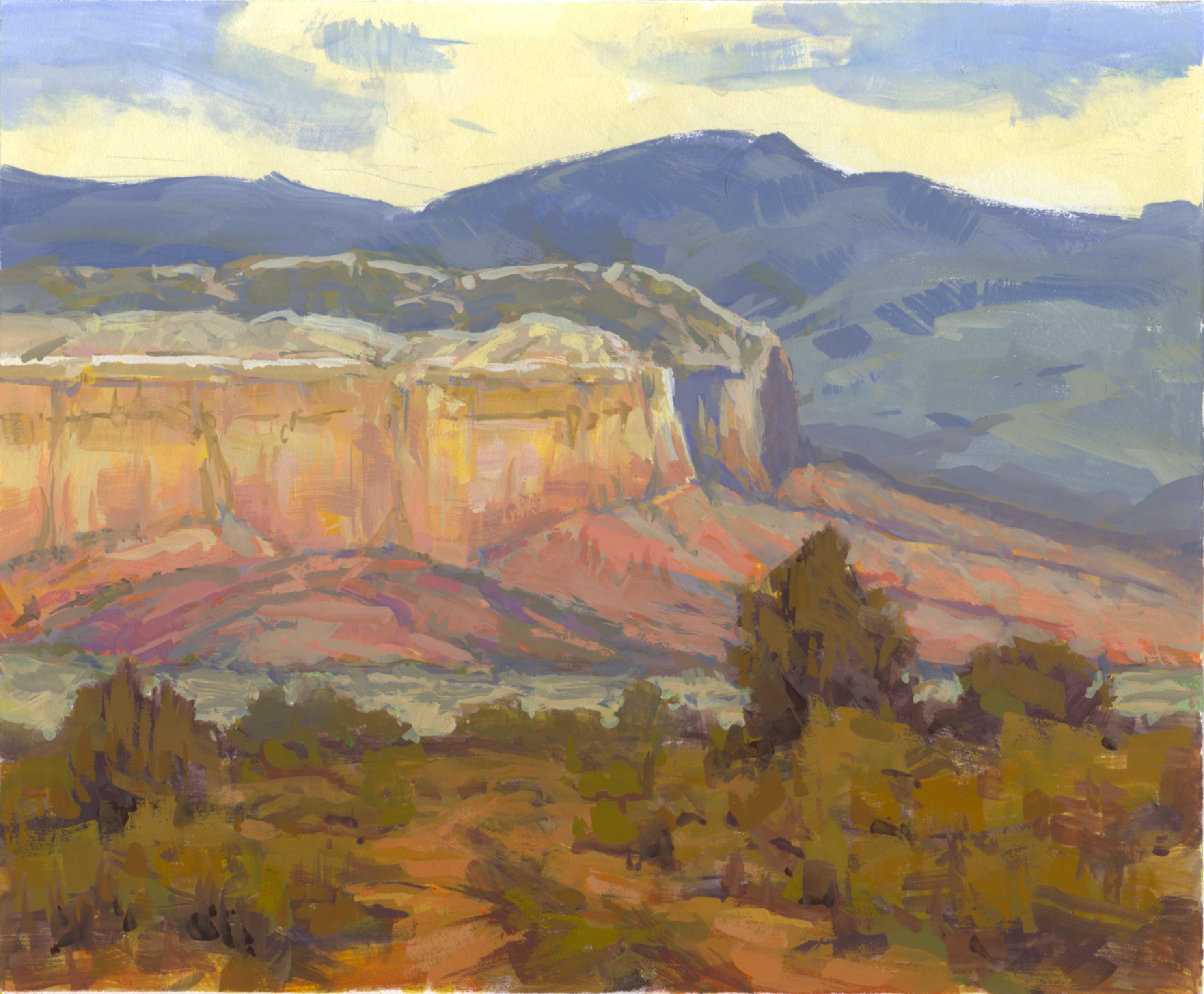 What Waits Beyond by Cecilia Robertson | Gouache | Sage Creek Gallery