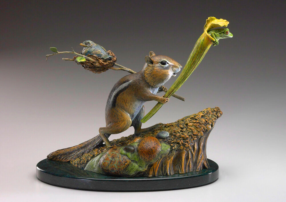 Search Party (Edition of 60) by Kim Kori | Bronze | Sage Creek Gallery