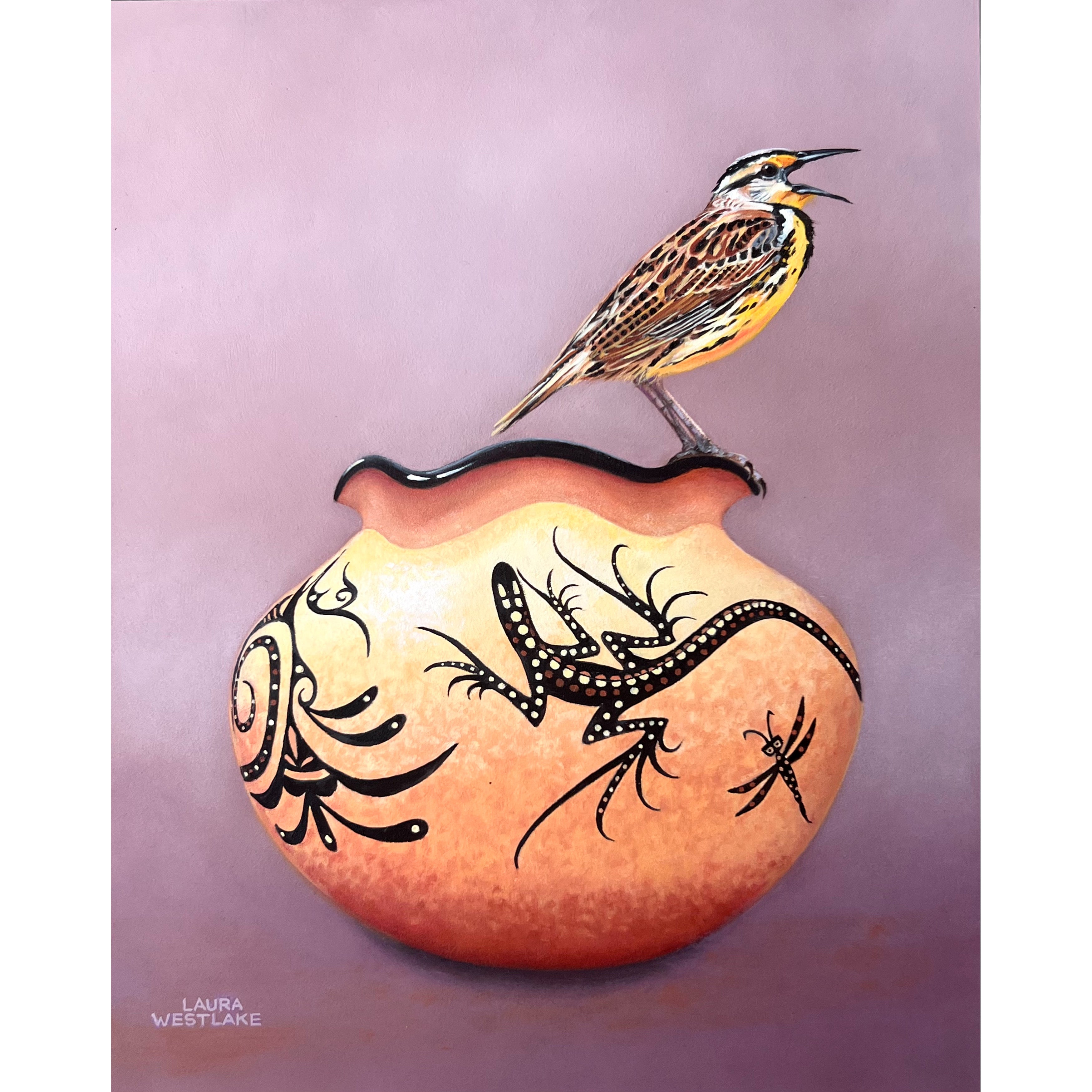 The Message by Laura Westlake | Oil | Sage Creek Gallery