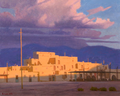 The Last Sun Light by Simon Lok | Oil | Sage Creek Gallery