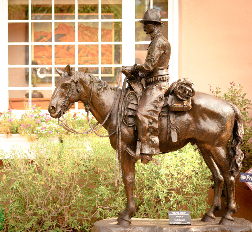 Trail Boss (70% Life Size) (Edition of 15) by Scott Rogers | Bronze | Sage Creek Gallery