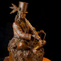 The Chief Celebrates His New Hat (Maquette) (Edition of 30) by Scott Rogers | Bronze | Sage Creek Gallery