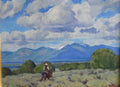 Under the Taos Mountains by Charles Dayton | Oil | Sage Creek Gallery
