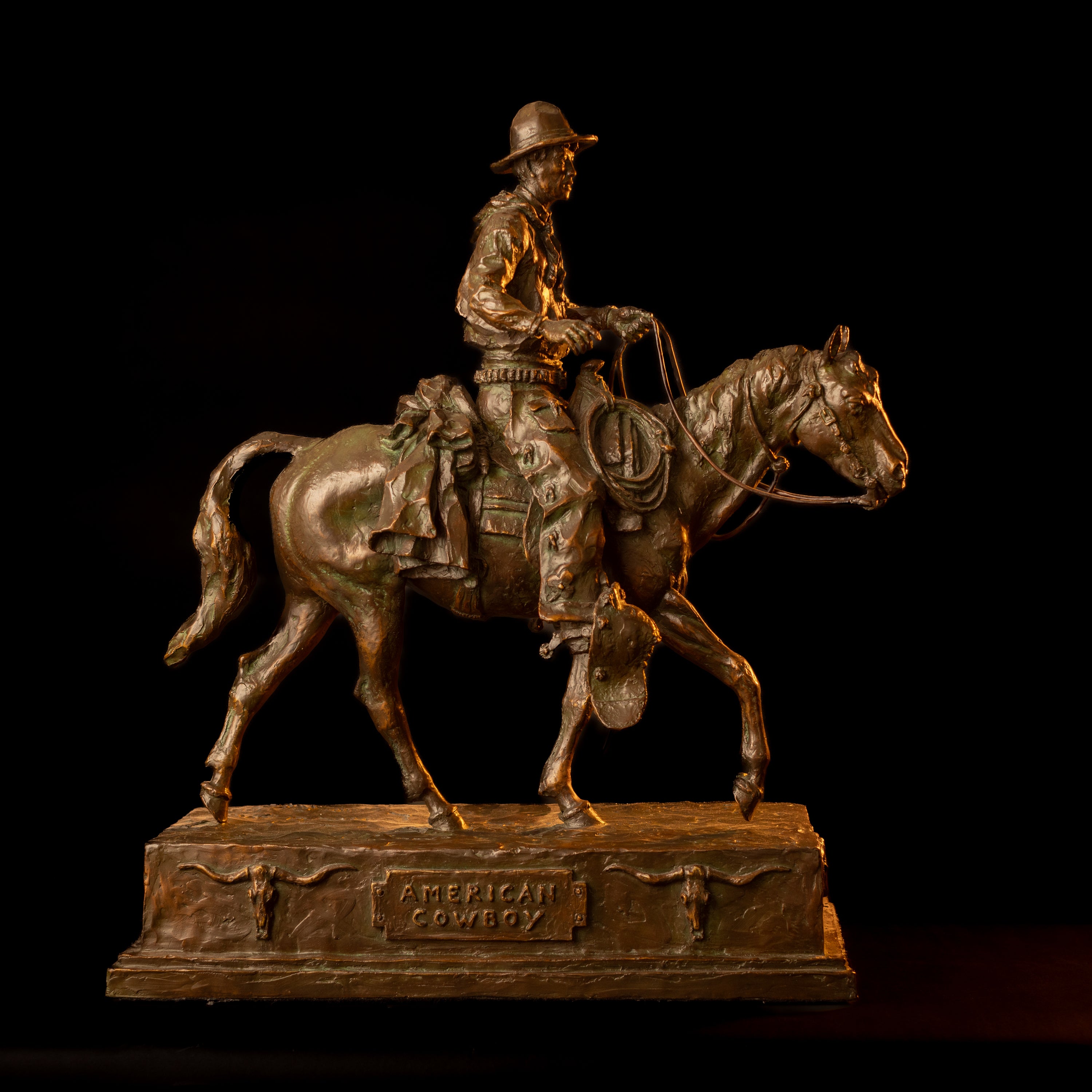 American Cowboy (Edition of 30) by Scott Rogers | Bronze | Sage Creek Gallery