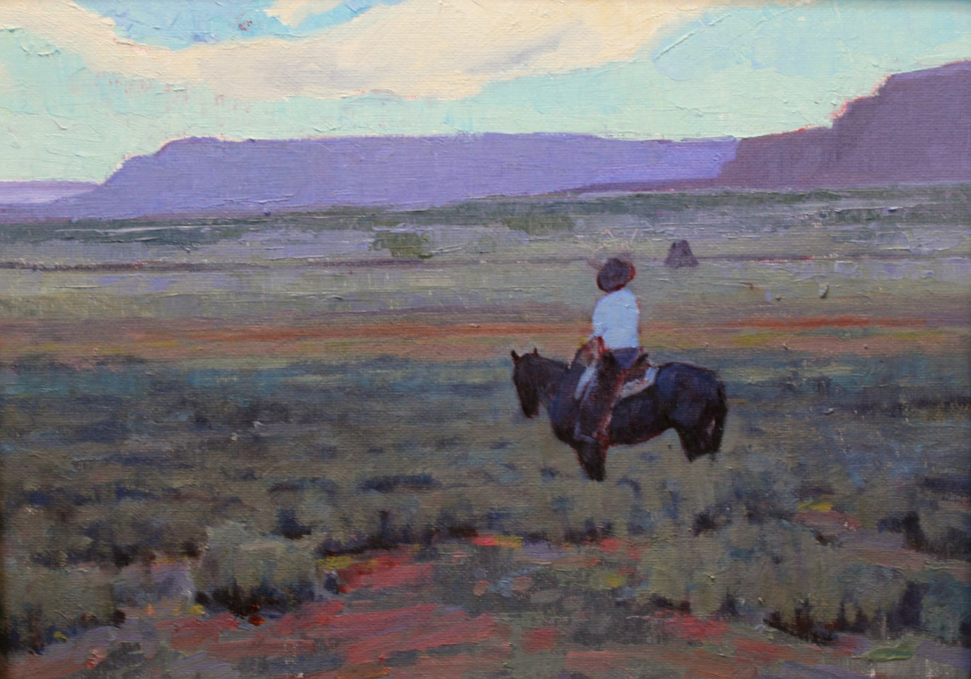 Desert Horizon by Charles Dayton | Oil | Sage Creek Gallery