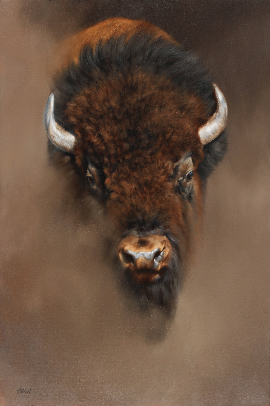 Dust Cloud by Ed Aldrich | Oil | Sage Creek Gallery
