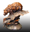 Bear Market (Maquette) (Edition of 99) by Ken Rowe | Bronze | Sage Creek Gallery