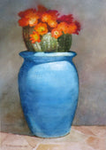 Cactus Pot by David Drummond | Watercolor | Sage Creek Gallery