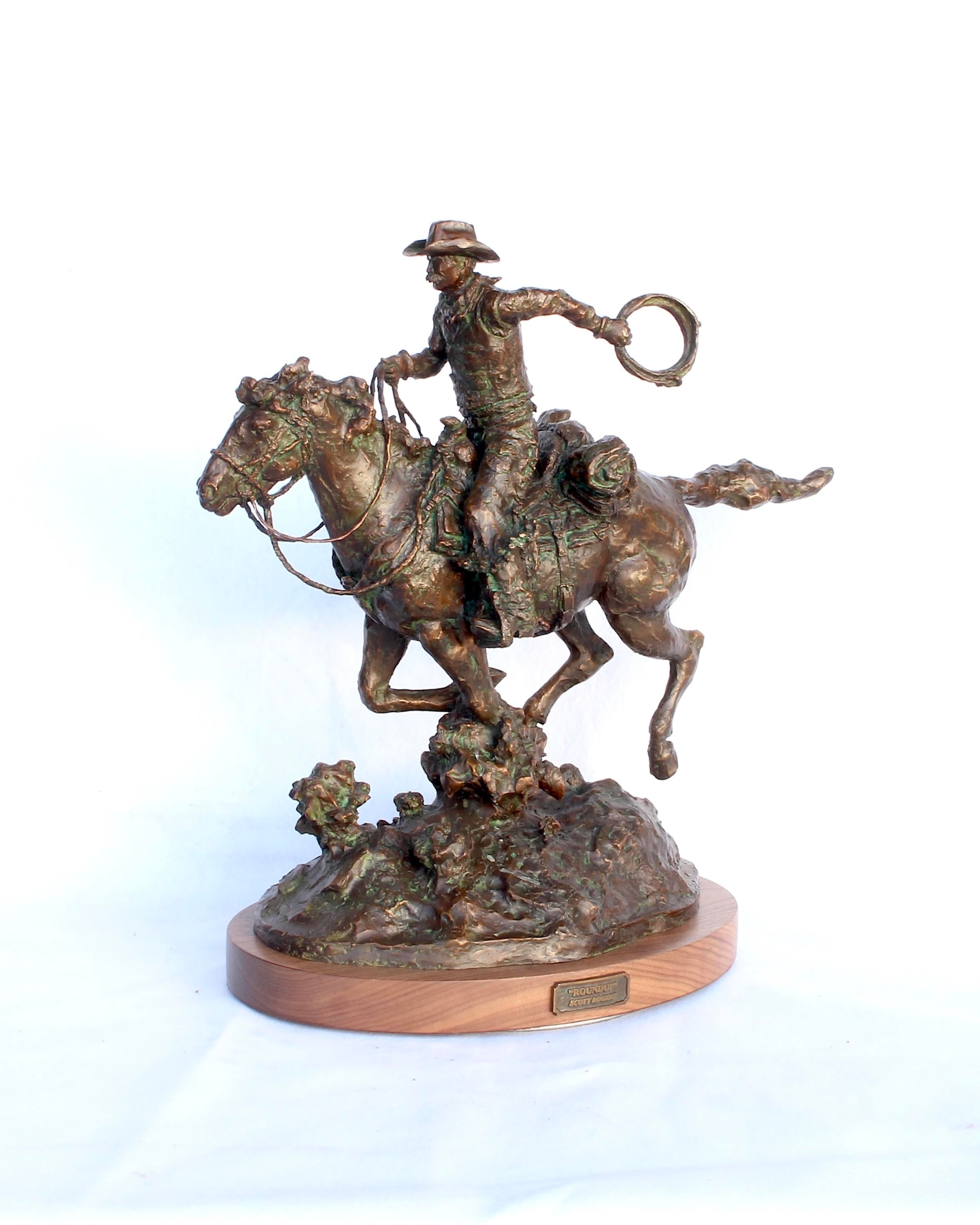 Roundup (23" High) by Scott Rogers | Bronze | Sage Creek Gallery