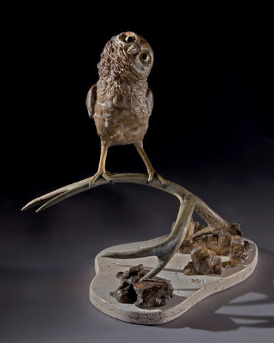Who You? (Edition of 19) by Diane Mason | Bronze | Sage Creek Gallery