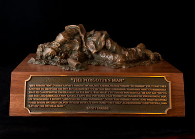 The Forgotten Man (with Base) (Edition of 30) by Scott Rogers | Bronze | Sage Creek Gallery