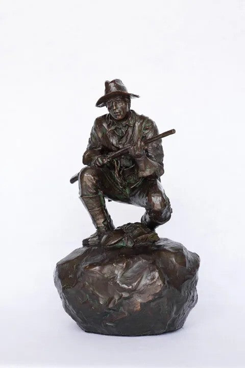 We Chase the Wind and Shoot at Shadows (Edition of 30) (Last One) by Scott Rogers | Bronze | Sage Creek Gallery