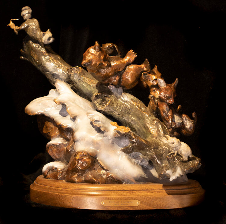 Out of Control (Edition of 150) by Walt Horton | Bronze | Sage Creek Gallery
