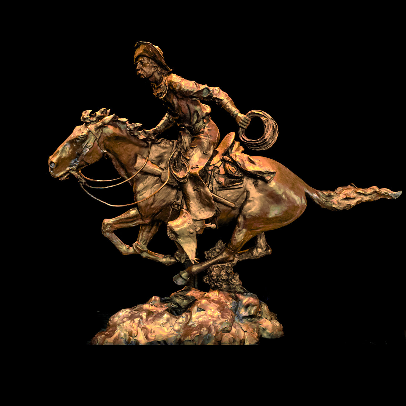 Hightailin' (Edition of 30) by Scott Rogers | Bronze | Sage Creek Gallery