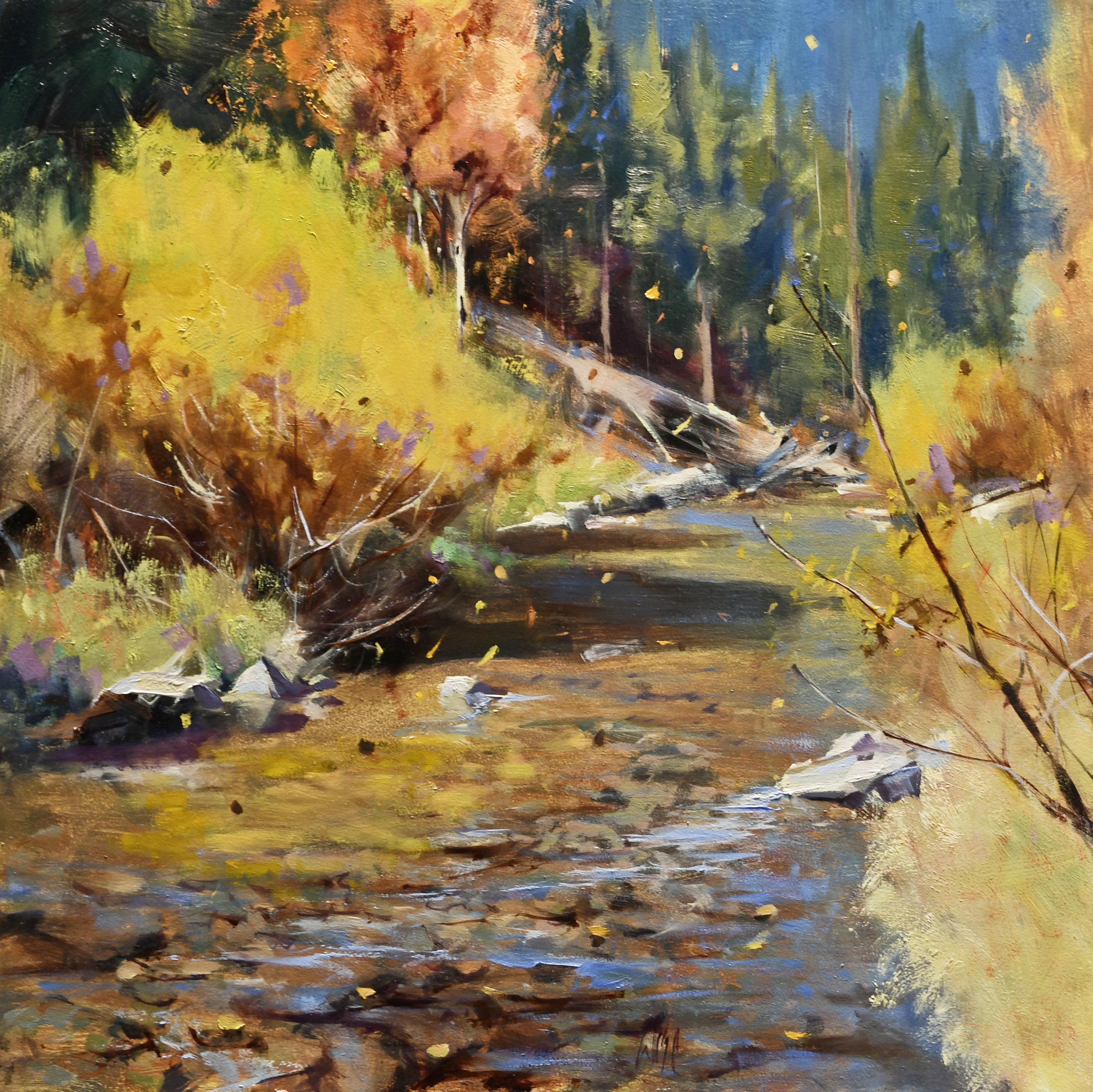 Along the Red River by Mike Wise | Oil | Sage Creek Gallery