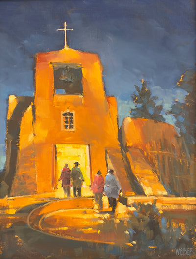 Last Light on San Miguel by Donald Weber | Oil | Sage Creek Gallery