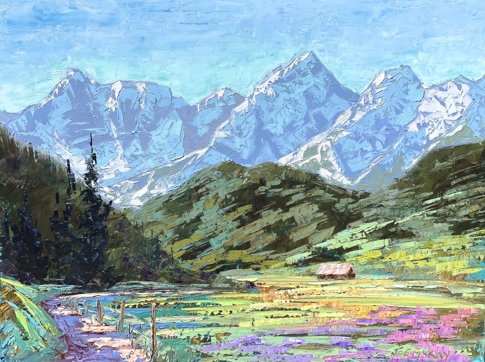 Spring Bloom by Joe McKay | Oil | Sage Creek Gallery