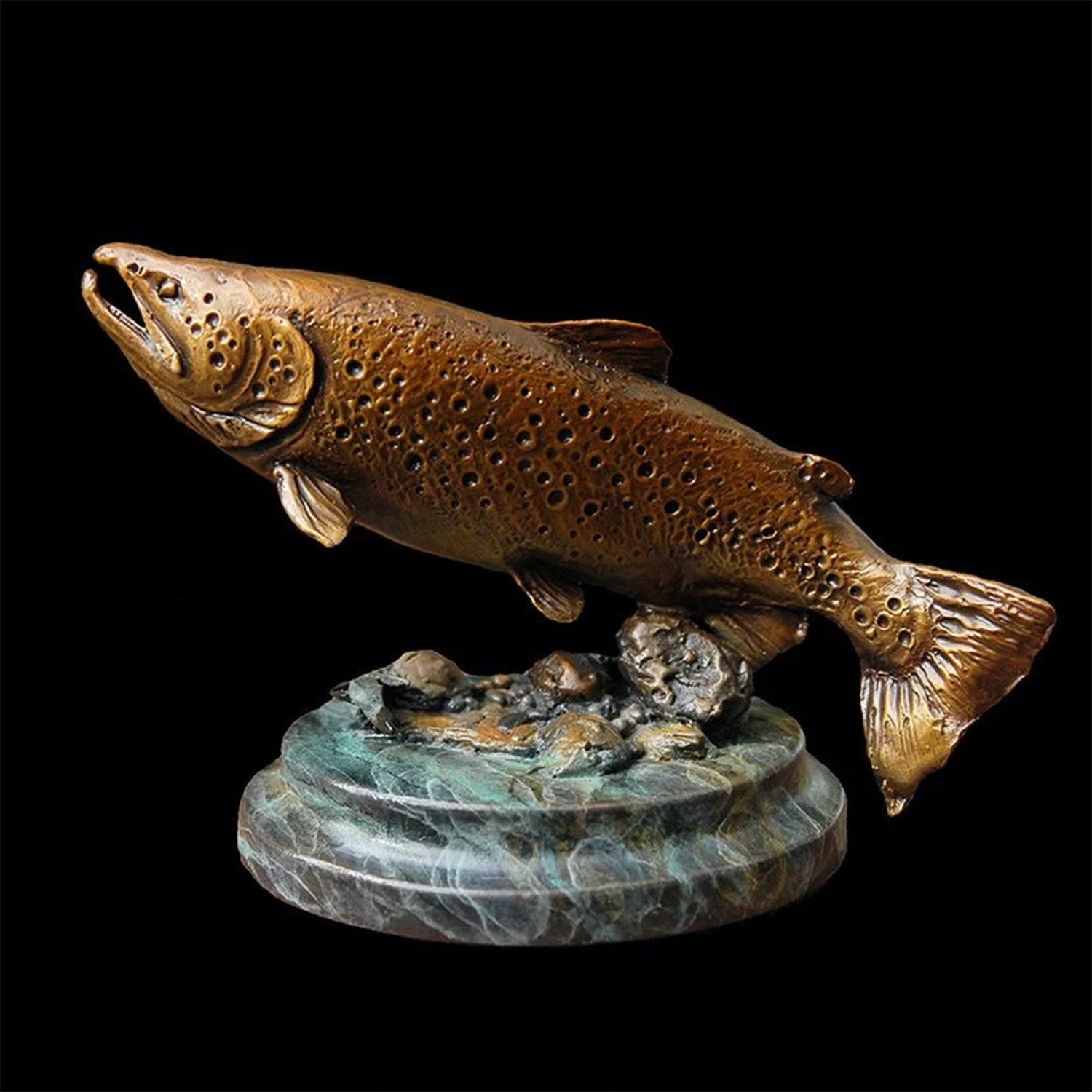Brown Trout (Edition of 99) by Ken Rowe | Bronze | Sage Creek Gallery